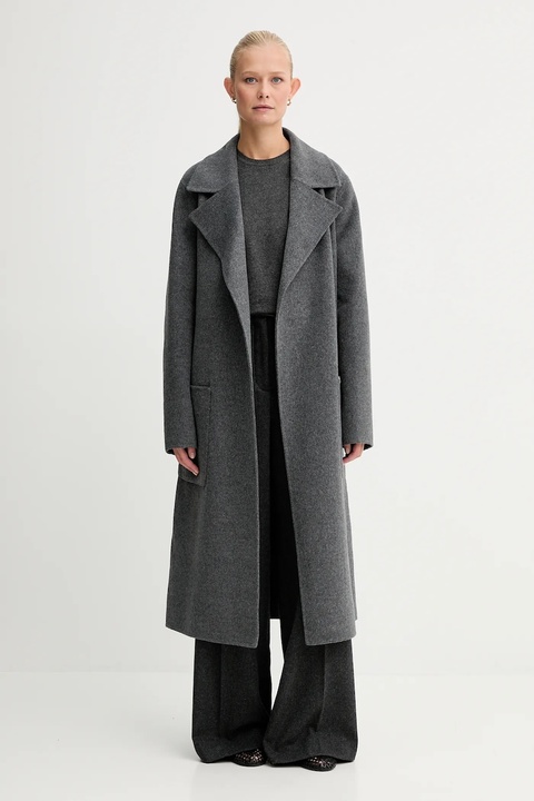 Stand Studio płaszcz z dodatkiem wełny Susie kolor szary 66605-8554 - zdjęcie produktu nr 1
