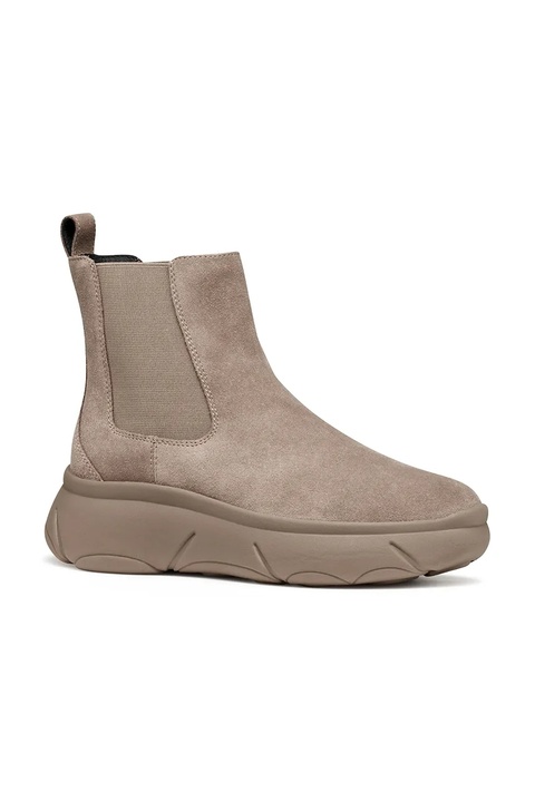 Geox sztyblety zamszowe D NEBULA 2.0 X damskie kolor brązowy na platformie D56NHB 00022 C6029 - zdjęcie produktu nr 2