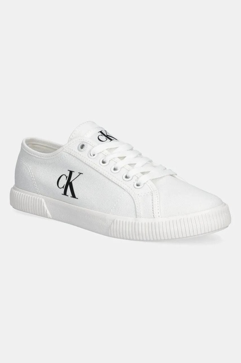 Calvin Klein Jeans tenisówki ESS VULC LOW CV MG WN kolor biały YW0YW01762 - zdjęcie produktu nr 1