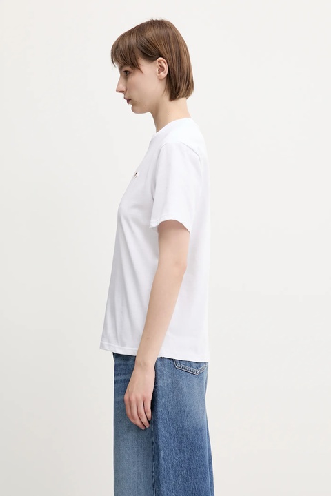 Fiorucci t-shirt bawełniany Angel Patch Slim Fit damski kolor biały W02SPTSH101CJ01WH01 - zdjęcie produktu nr 2