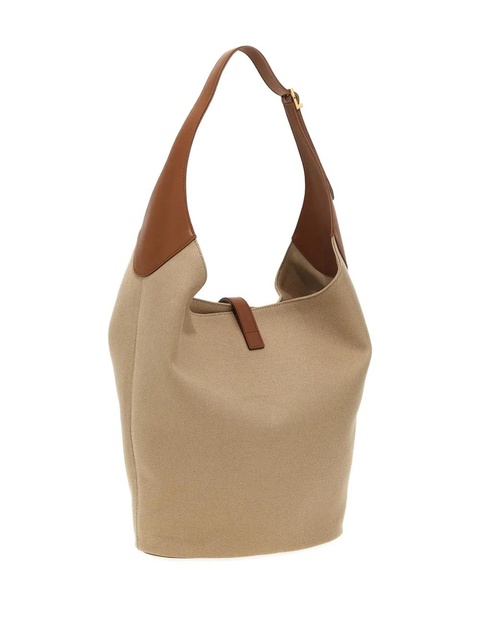 Saint Laurent Cassandre logo adjustable shoulder bag - Neutrals - zdjęcie produktu nr 1