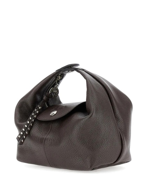Longchamp mini Le Pliage Portobello leather tote bag - Brown - zdjęcie produktu nr 2
