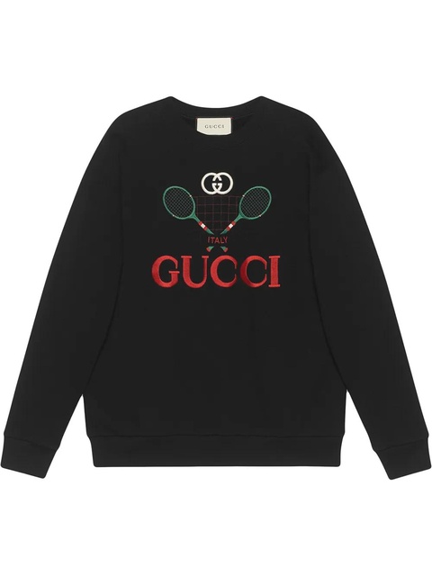Gucci Gucci Tennis oversized sweatshirt - Black - zdjęcie produktu nr 1