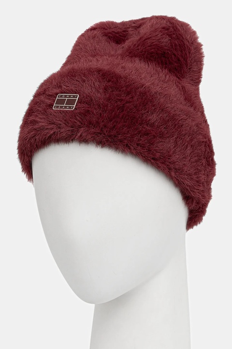Tommy Jeans czapka kolor bordowy AW0AW17900 - zdjęcie produktu nr 2