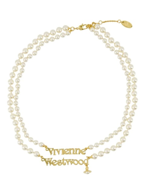 Vivienne Westwood pearl double-strand necklace - Gold - zdjęcie produktu nr 1