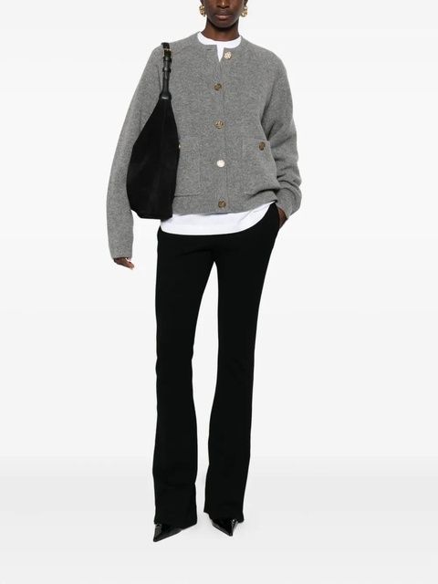TOTEME buttoned patch-pocket cardigan - Grey - zdjęcie produktu nr 2