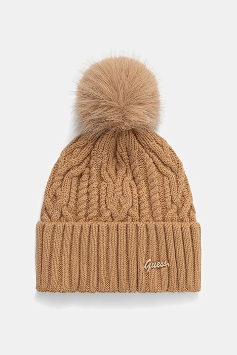 Guess czapka KENDRA kolor beżowy W5BZ15 Z3362 - zdjęcie produktu nr 1