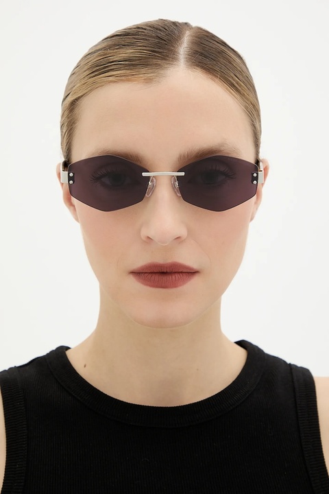 Marc Jacobs okulary przeciwsłoneczne damskie kolor srebrny MARC 496/S AIR - zdjęcie produktu nr 1