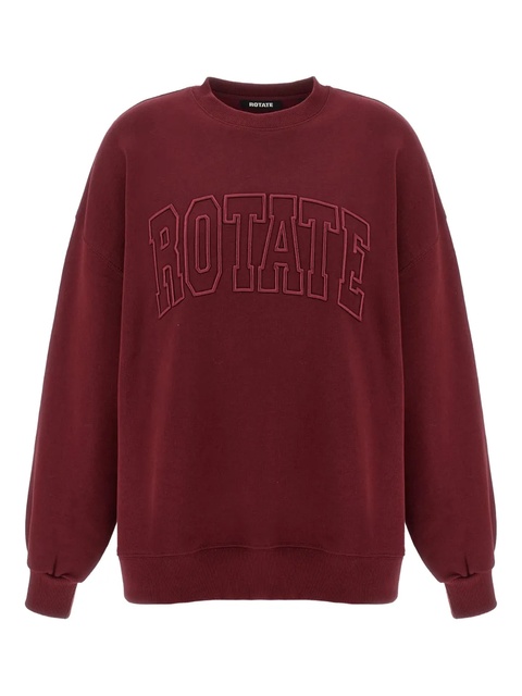 ROTATE BIRGER CHRISTENSEN embroidered-logo sweatshirt - zdjęcie produktu nr 1