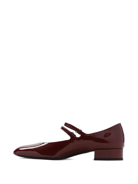 Miu Miu leather slingback pumps - Red - zdjęcie produktu nr 1