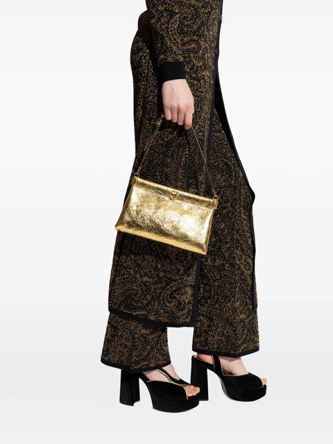 ETRO mini leather tote bag - Gold - zdjęcie produktu nr 1