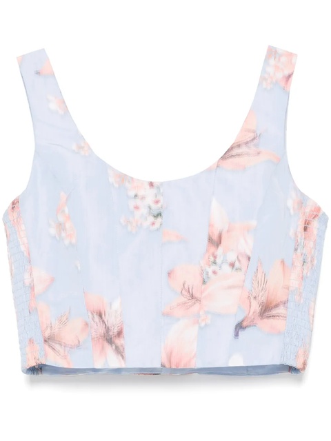 Maje floral-pint top - Blue - zdjęcie produktu nr 1