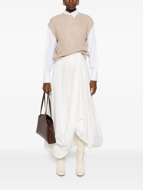 Max Mara cable-knit sleeveless vest - Neutrals - zdjęcie produktu nr 2