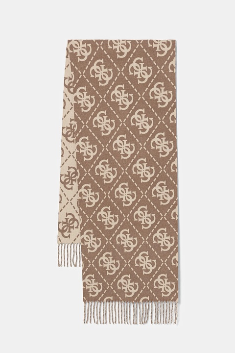 Guess szalik damski kolor brązowy wzorzysty W5BZ33 Z4210 - zdjęcie produktu nr 2