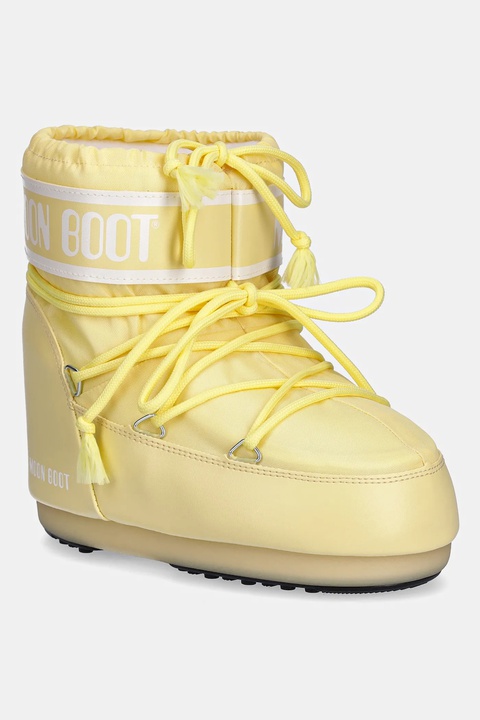 Moon Boot śniegowce MB ICON LOW NYLON kolor żółty 80D1409340 B021 - zdjęcie produktu nr 1