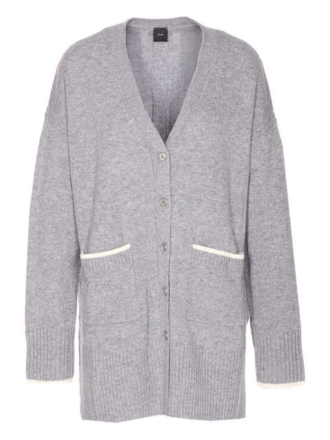 PINKO mélange-effect cardigan - Grey - zdjęcie produktu nr 1