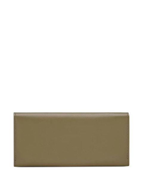 Longchamp Le Roseau bamboo-clasp leather wallet - Green - zdjęcie produktu nr 2