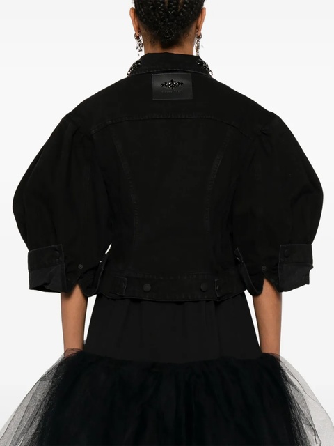 Simone Rocha rhinestone-embellished jacket - Black - zdjęcie produktu nr 2