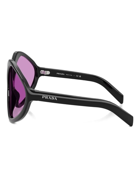 Prada Eyewear oversized-frame sunglasses - Black - zdjęcie produktu nr 2