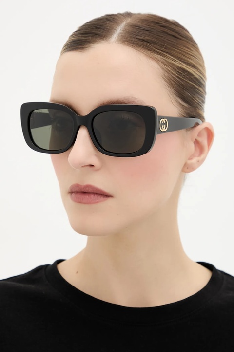 Gucci okulary przeciwsłoneczne damskie kolor czarny GG1979SK - zdjęcie produktu nr 1