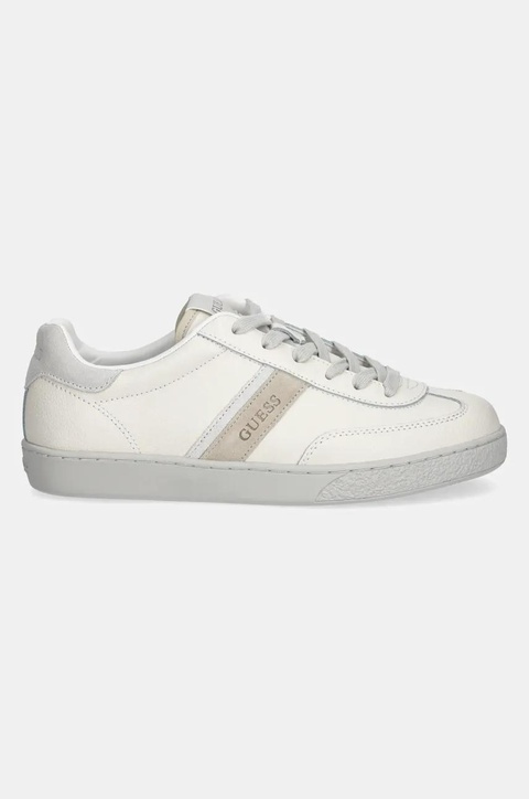 Guess sneakersy skórzane NOLINAS kolor beżowy FLPNOL LEM12 - zdjęcie produktu nr 2
