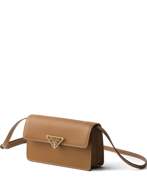 Prada Saffiano leather mini-bag - F04N5 Brown - zdjęcie produktu nr 1