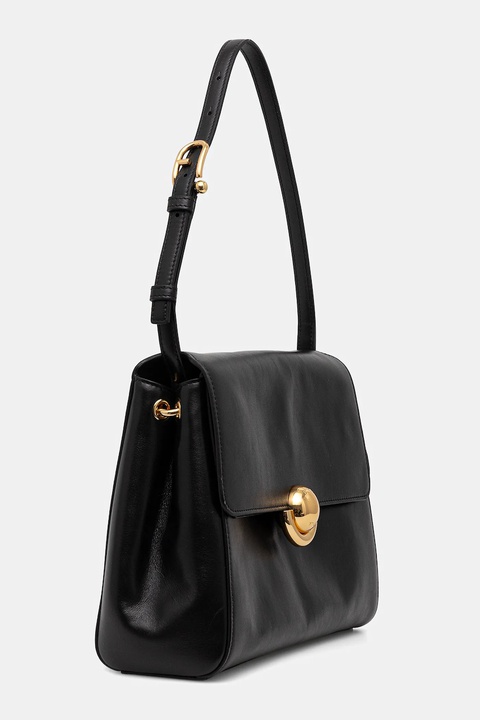 Furla torebka skórzana kolor czarny WB01862.BX4185.O6000 - zdjęcie produktu nr 2