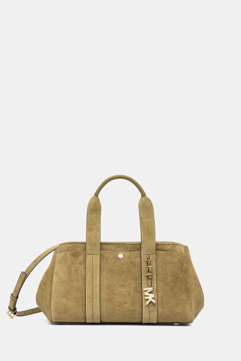 MICHAEL Michael Kors torebka zamszowa kolor zielony 30F5G1ZS1S - zdjęcie produktu nr 1