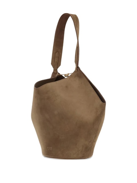 KHAITE suede shoulder bag - Brown - zdjęcie produktu nr 2