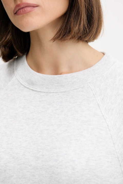 Abercrombie & Fitch bluza damska kolor szary melanżowa KI152-5350-112 - zdjęcie produktu nr 2