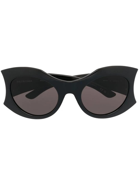 Balenciaga Eyewear Hourglass round-frame sunglasses - Black - zdjęcie produktu nr 1