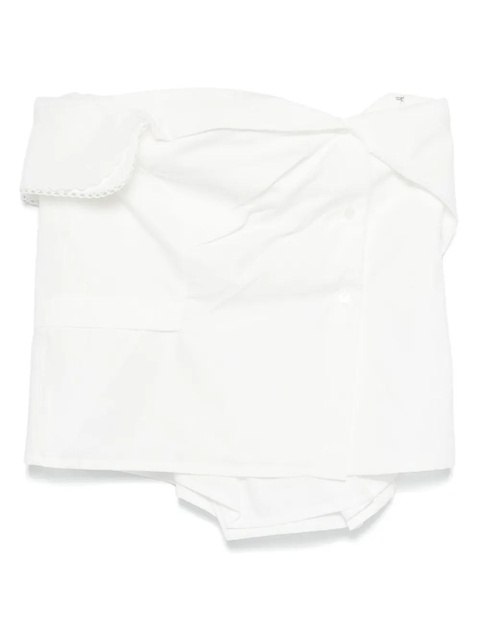 Miu Miu poplin top - White - zdjęcie produktu nr 1