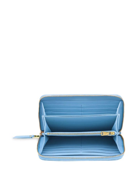 Miu Miu woven foldover wallet - Blue - zdjęcie produktu nr 2