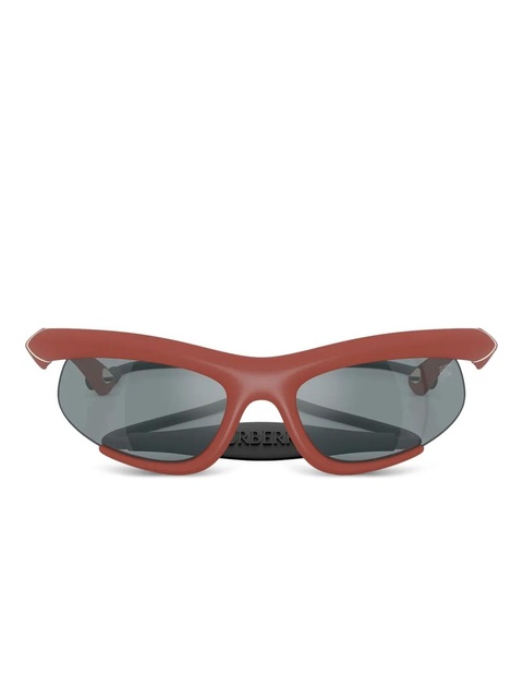 Burberry Eyewear biker-style frame sunglasses - Red - zdjęcie produktu nr 1