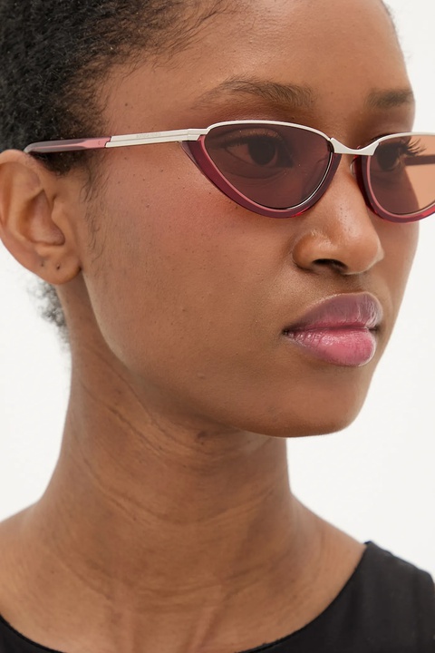 Bottega Veneta okulary przeciwsłoneczne damskie kolor czerwony BV1346S - zdjęcie produktu nr 2