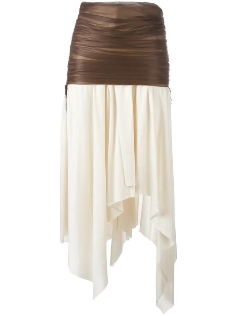 LOEWE asymmetric skirt - Neutrals - zdjęcie produktu nr 1