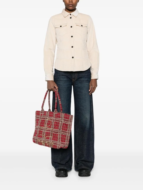 Moncler Grenoble logo-patch quilted jacket - Neutrals - zdjęcie produktu nr 2