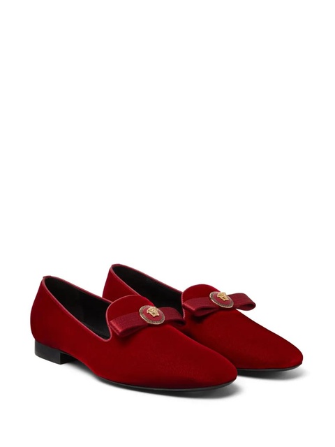 Versace Gianni Ribbon velvet slippers - Red - zdjęcie produktu nr 2