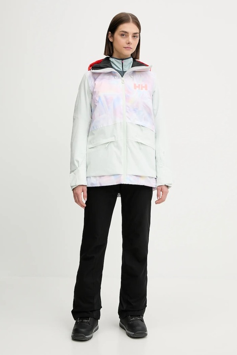 Helly Hansen kurtka narciarska POWCHASER 2.0 kolor zielony 65923 - zdjęcie produktu nr 2