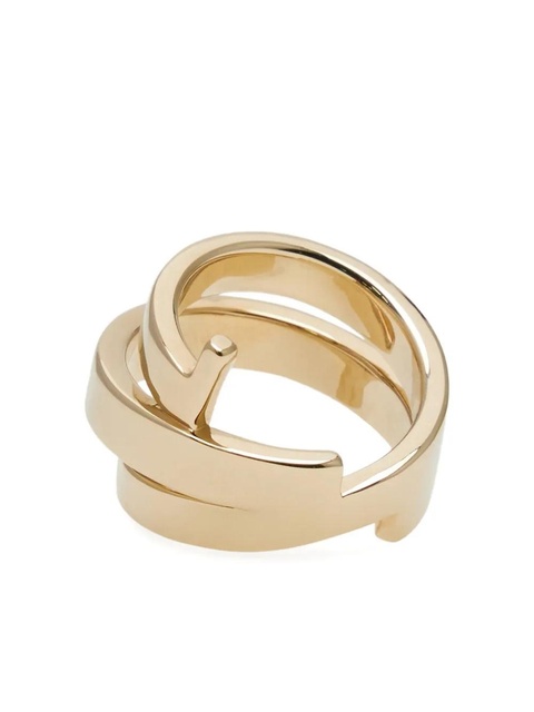 Ferragamo gancio triple-wrap ring - Gold - zdjęcie produktu nr 2
