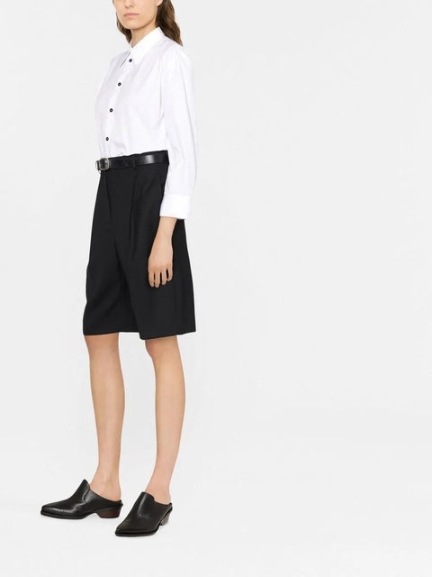 Jil Sander long-sleeved cotton shirt - White - zdjęcie produktu nr 2