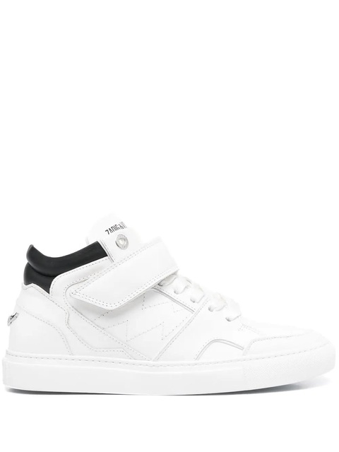 Zadig&Voltaire logo-print touch-strap sneakers - White - zdjęcie produktu nr 1