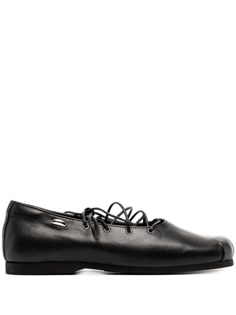 OUR LEGACY Laced slip-in ballerina shoes - Black - zdjęcie produktu nr 1