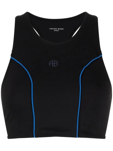 ANINE BING Bria racer back top - Black - zdjęcie produktu nr 1