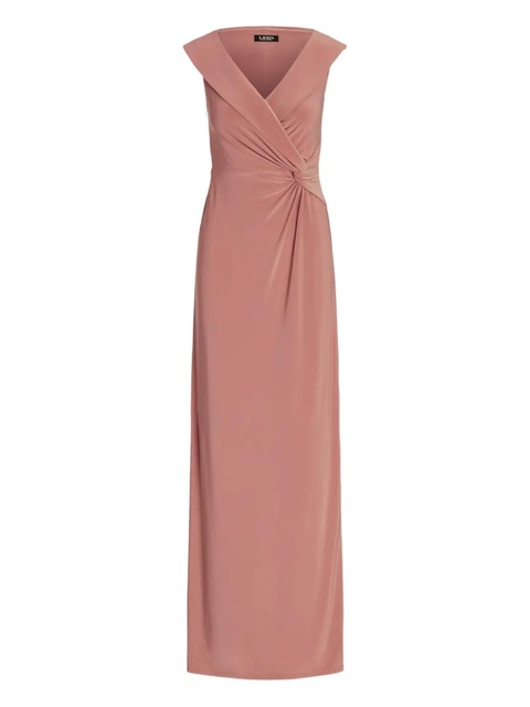 Lauren Ralph Lauren knot-detail maxi dress - Pink - zdjęcie produktu nr 1