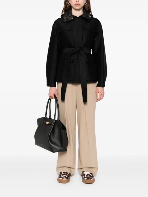 Moncler belted hooded jacket - Black - zdjęcie produktu nr 2