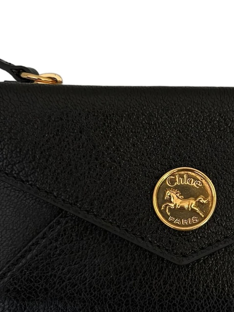 Chloé small Envelope zip-fastening coin purse - Black - zdjęcie produktu nr 2