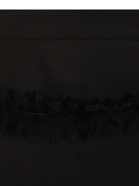 Alexander McQueen button-front ruffled skirt - Black - zdjęcie produktu nr 1