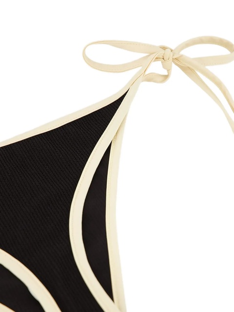 Johanna Ortiz ribbed-trim bikini bottom - Black - zdjęcie produktu nr 2
