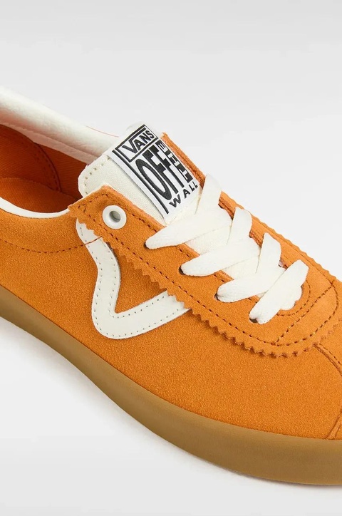 Vans tenisówki zamszowe Sport Low unisex kolor pomarańczowy VN000CQR52K1 - zdjęcie produktu nr 2